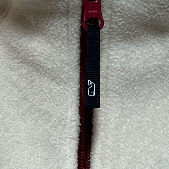 Vineyard Vines Reversible Pink Nautical fleece lined vest Women’s Sz S - Picture 4 of 6